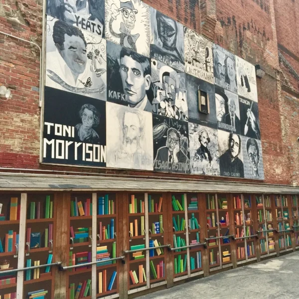 Alley outside Brattle Book Shop, West Street, Downtown Boston.