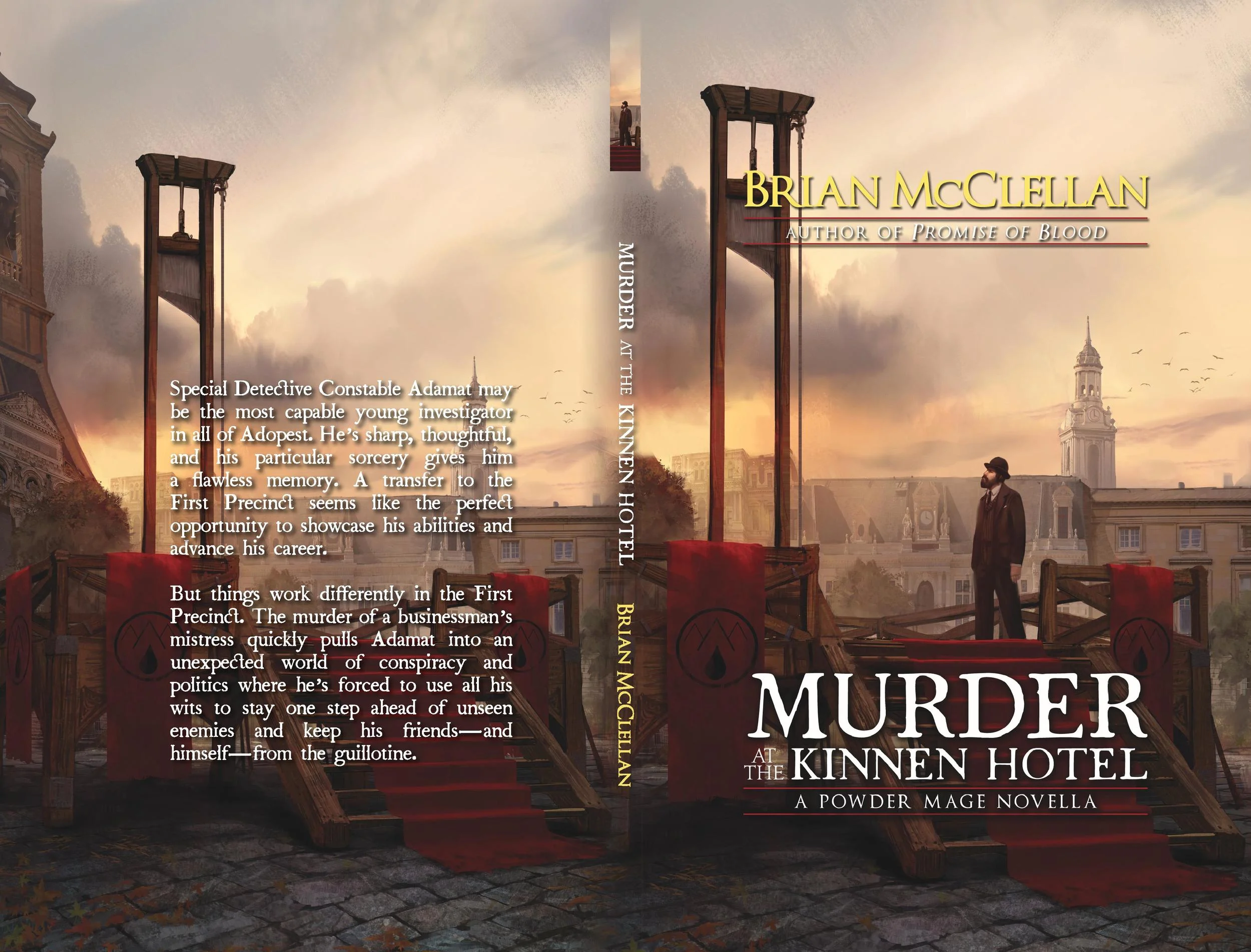 Proof for the next Powder Mage Novella hardcover, out by the end of the year. In ebook now.