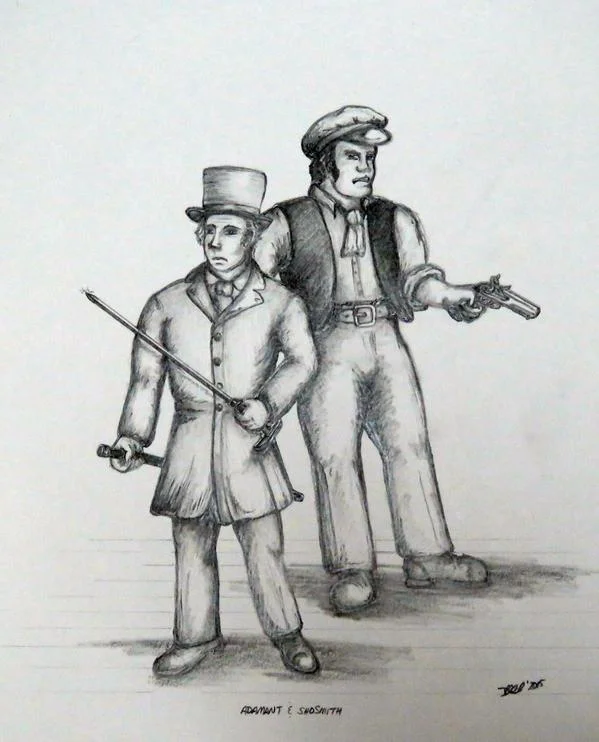 Adamat and SouSmith, by @daggerville.
