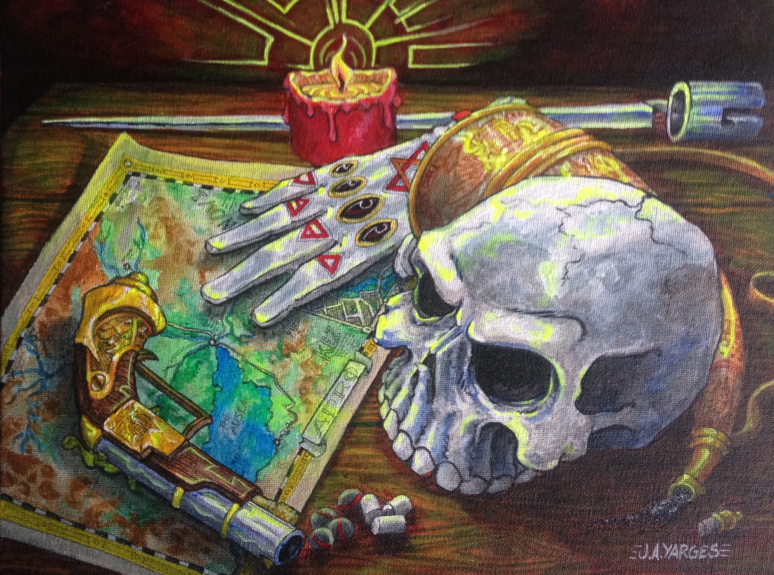 "On the Desk of a Powder Mage" by Jeff Yargas