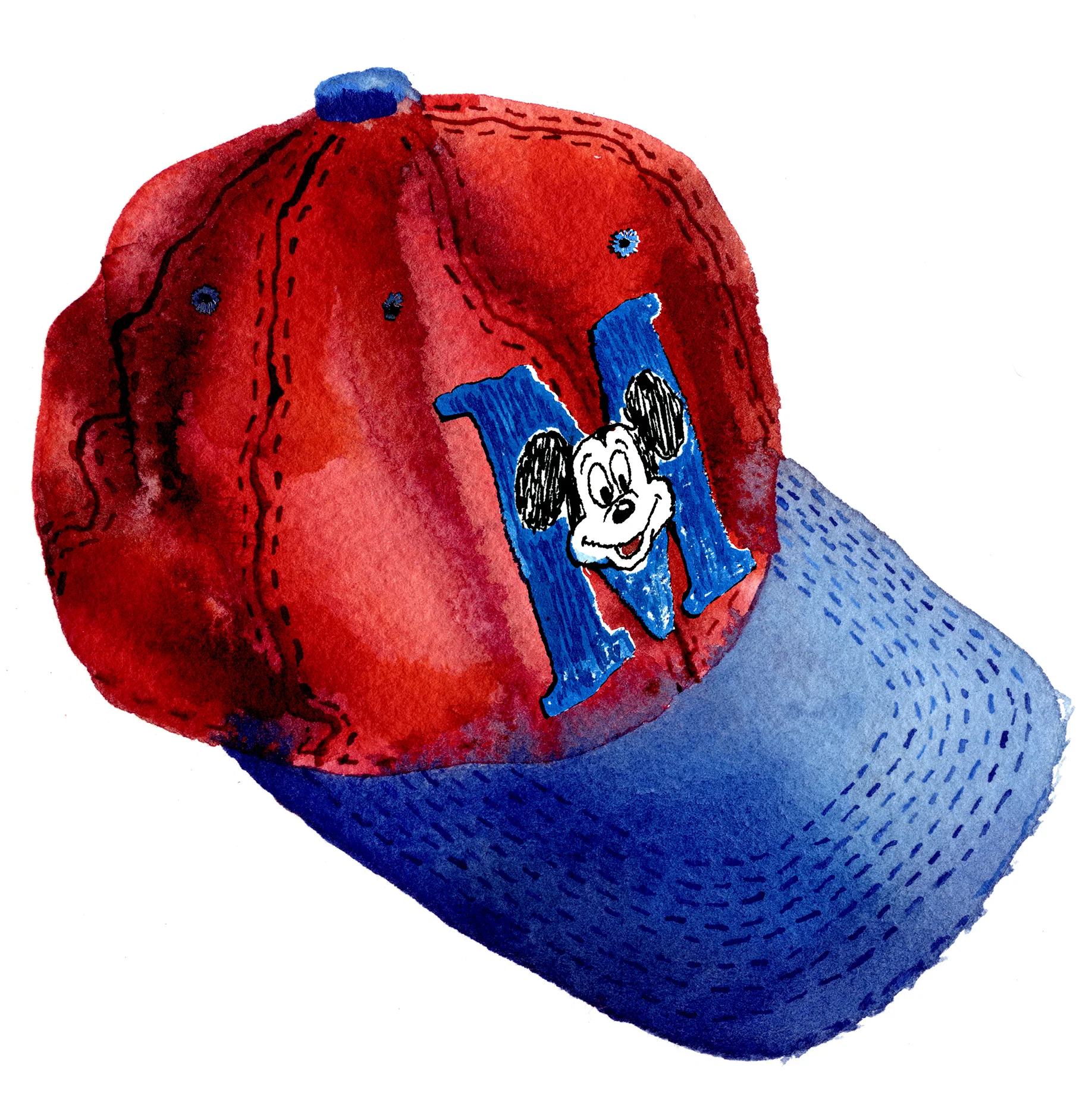 Mickey Mouse My personal hat history starts with this guy. I was lucky enough to spend a school vacation at Disney World and my six-year-old head was sporting Micke Mouse gear for the entire trip and months after.
