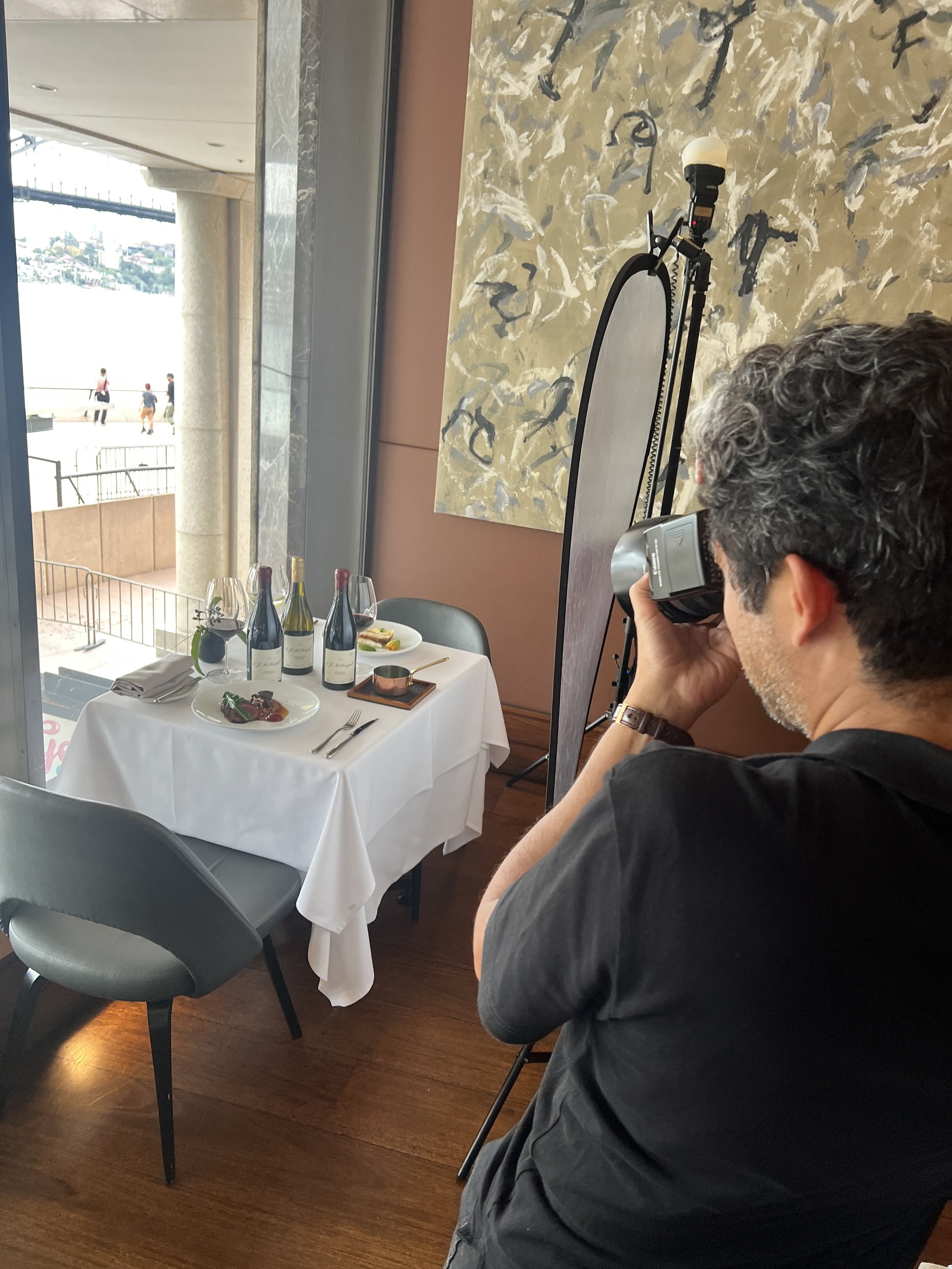 Capturing Iconic Elegance: Wine Photography for EJ McDougall at ARIA