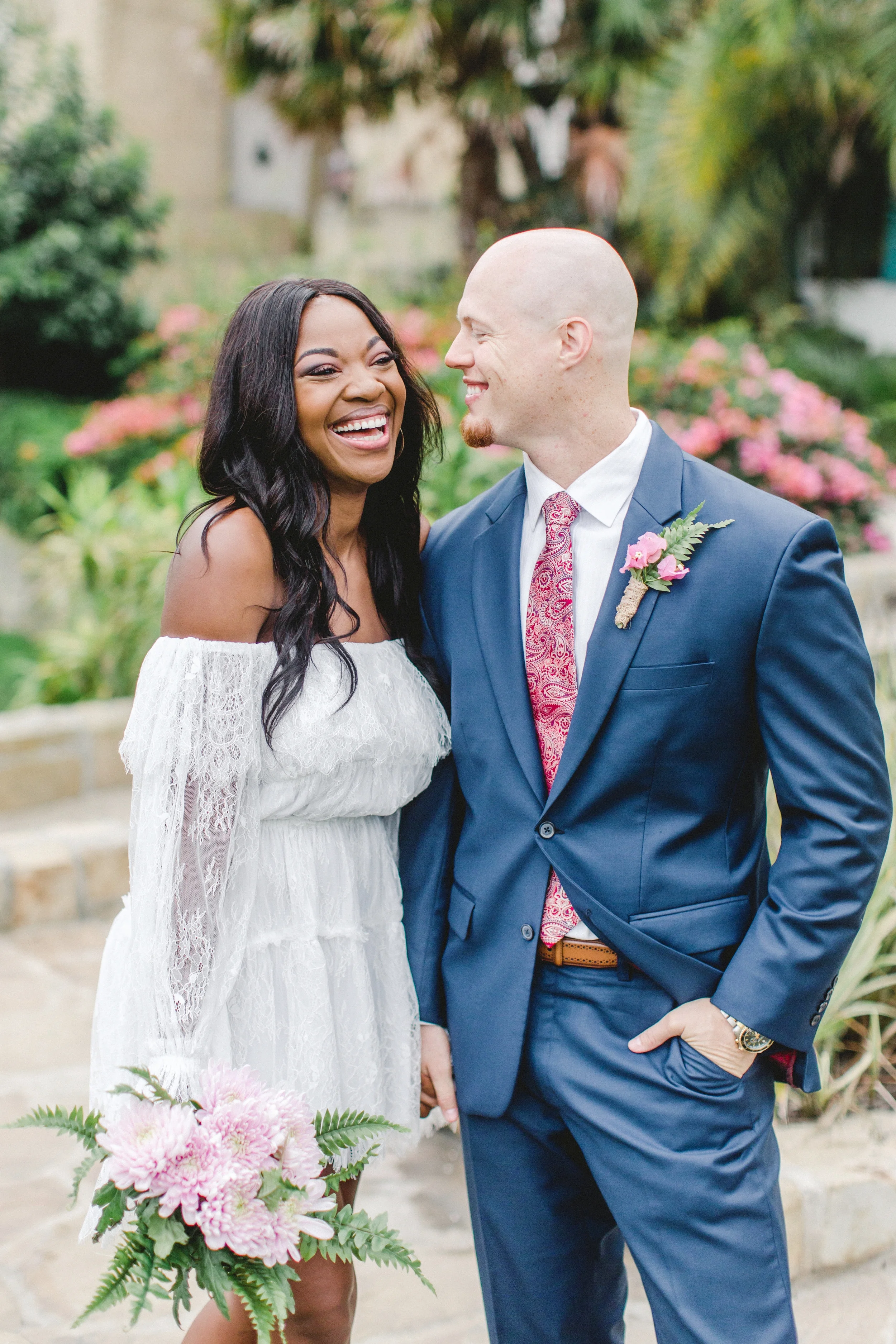 Rhianna Mercier || Santa Barbara Courthouse Morning Elopement || 2018