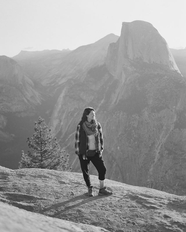 Sometimes I do get to places just when God's ready to have somebody click the shutter. -Ansel Adams // Conversations With A Glacier at Sunrise // Portrait by @the.real.gabe on  #bwfilm #blackandwhite // #mybmp #weareallartists #lovelife #yosemite