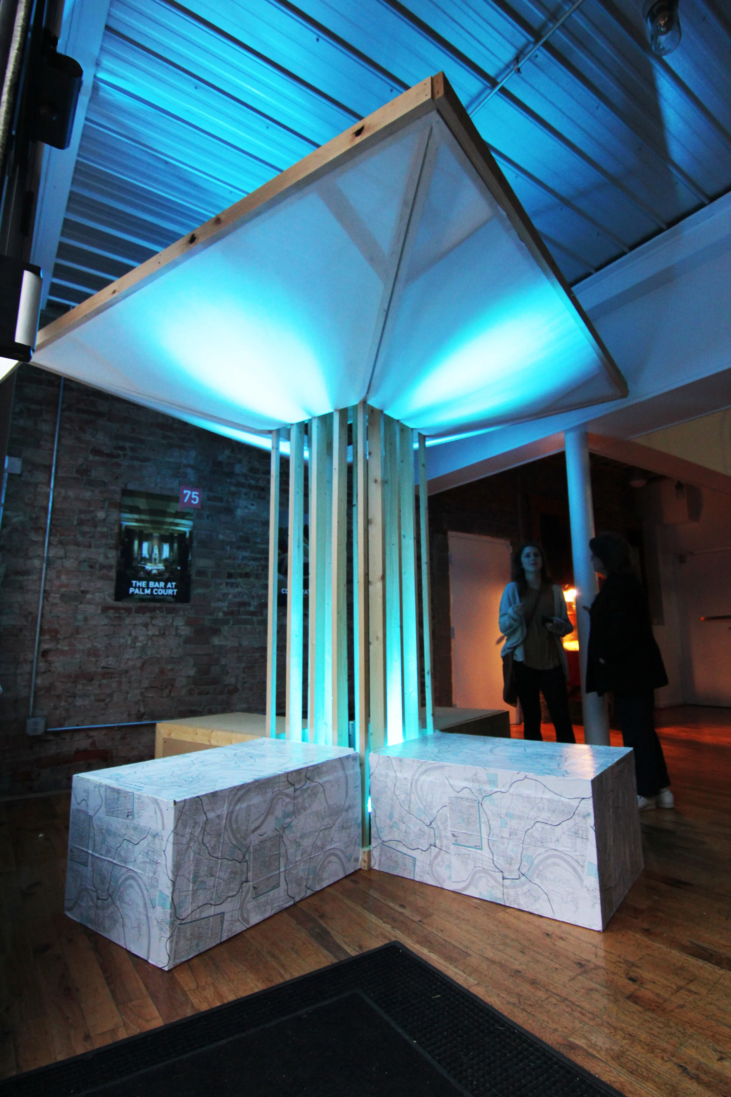 Installation by DAAP Architecture and Interior design students