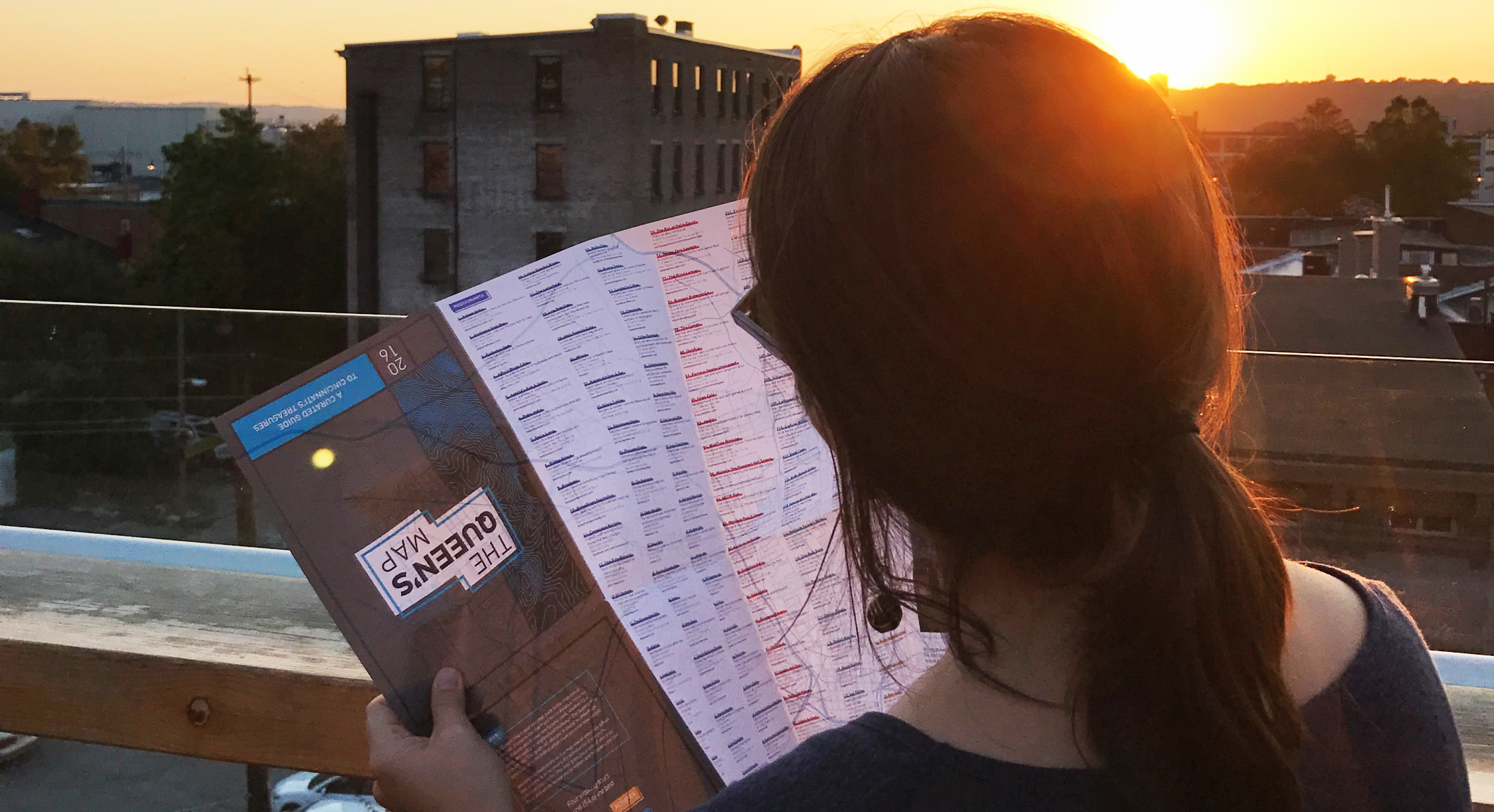 Picture by Megan Gotsch of the map in action!