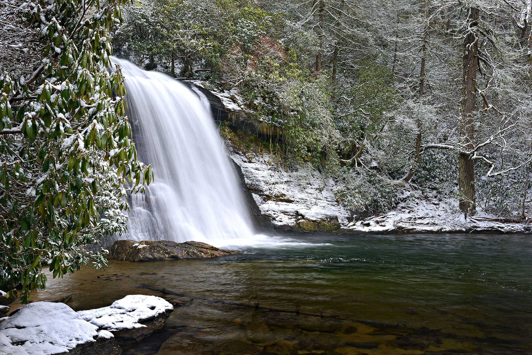 Silver Run Falls Winter