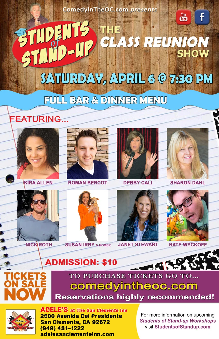 COMEDY IN THE OC: The Reunion Show!