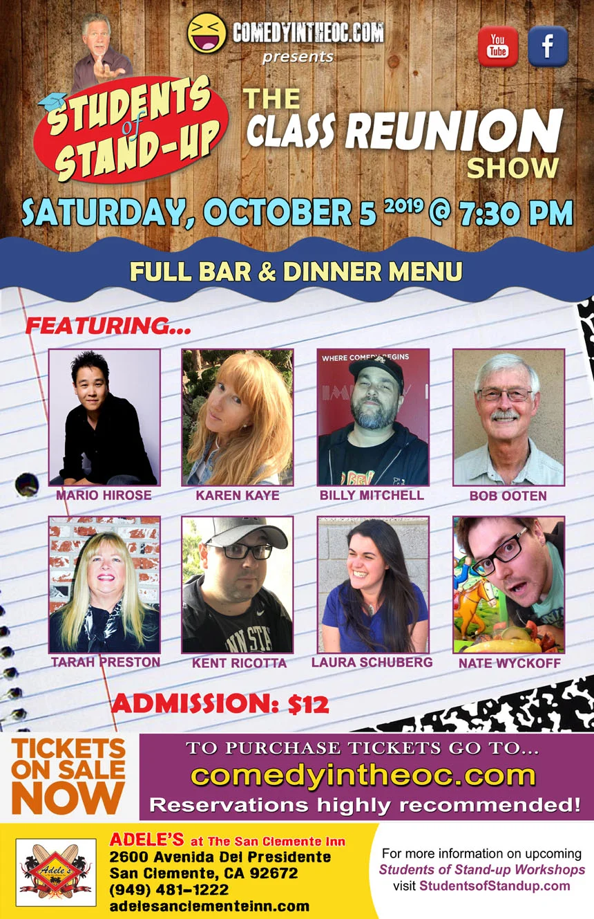 STUDENTS-OF-STAND-UP REUNION SHOW!