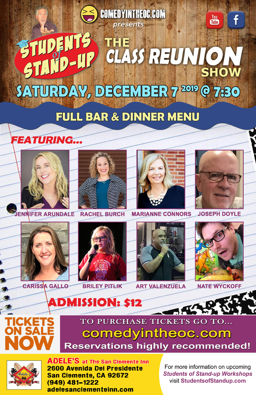 SOS Reunion Comedy Show! @ San Clemente Inn
