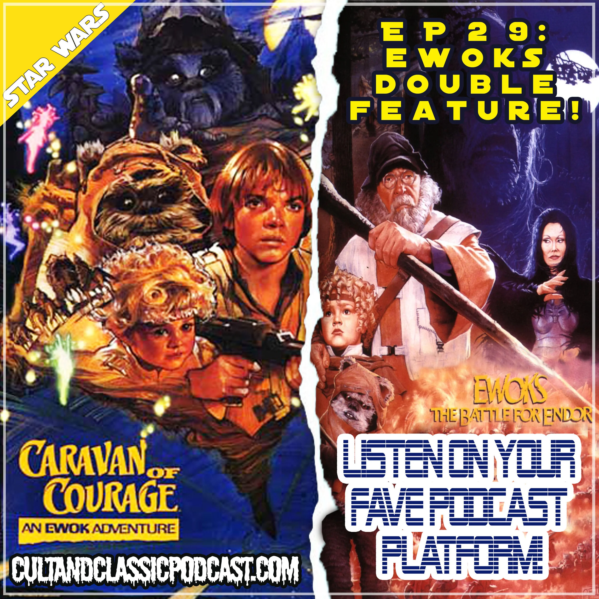 EP 29: EWOKS: CARAVAN OF COURAGE (1984) vs. EWOKS: THE BATTLE FOR ENDOR (1985)