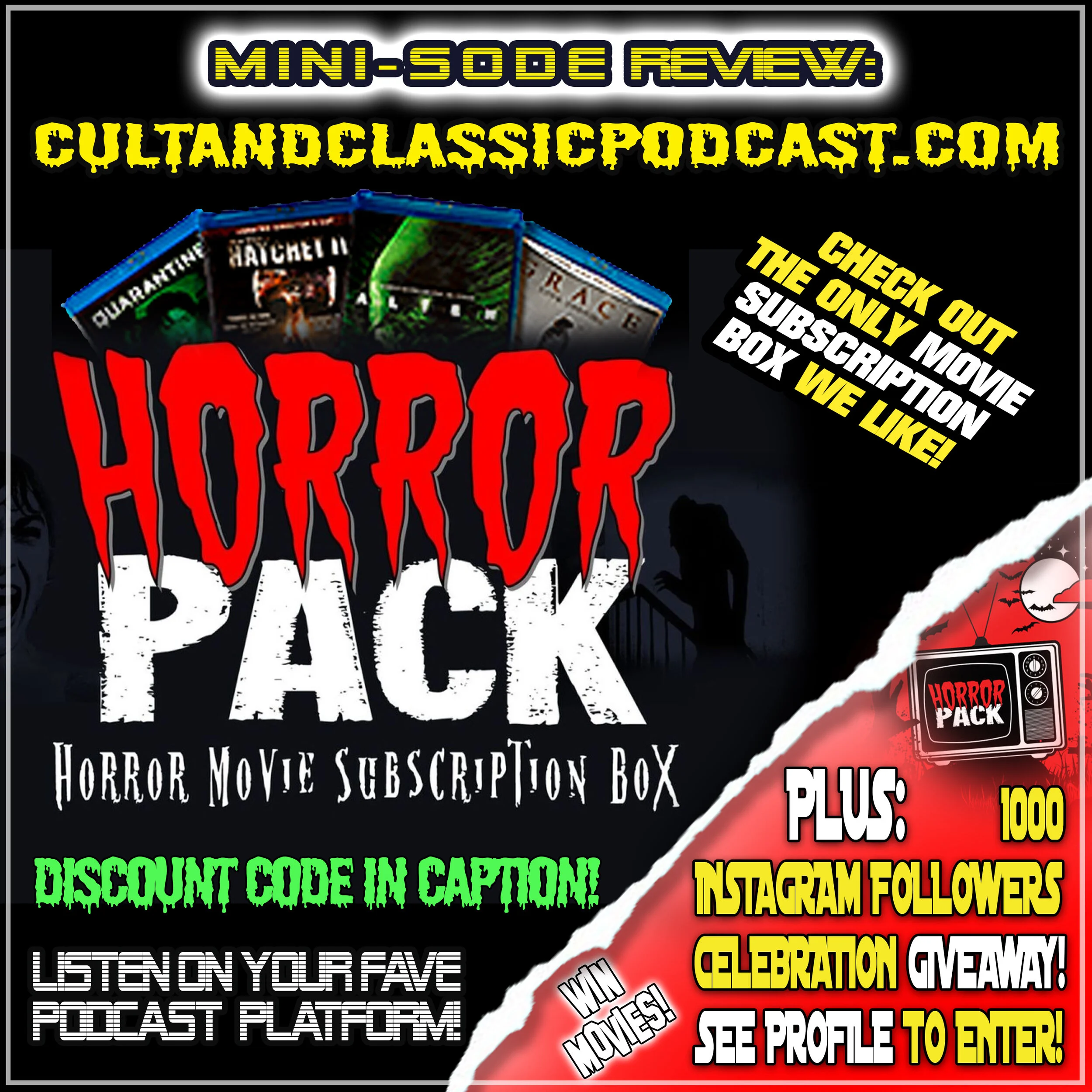 MINI-SODE: HorrorPack SUBSCRIPTION BOX Review!