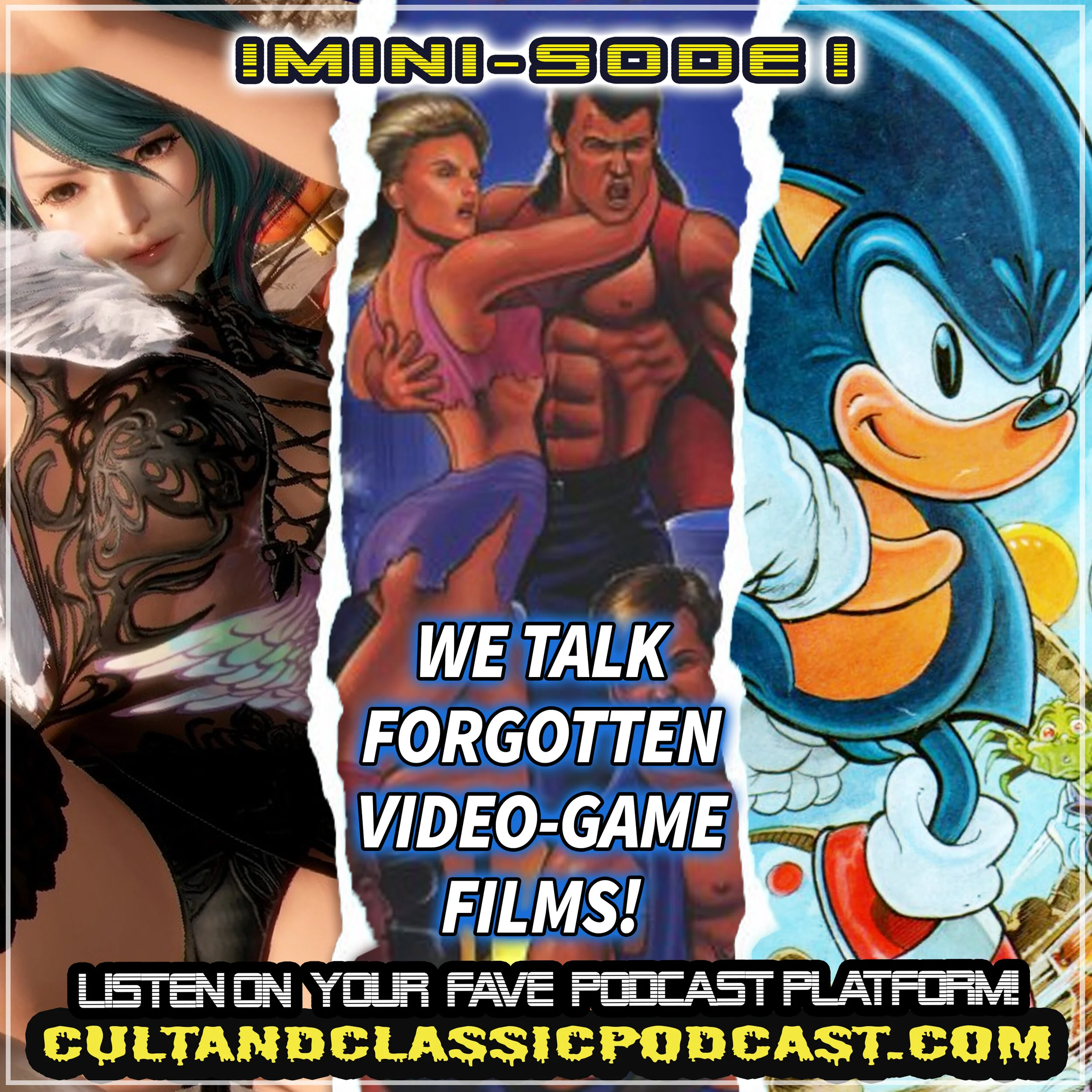MINI-SODE (Rebroadcast): Forgotten Video-Game Films! Double Dragon (1994), DOA: Dead or Alive (2006) &amp; Sonic The Hedgehog: The Movie (Animated, 1996)