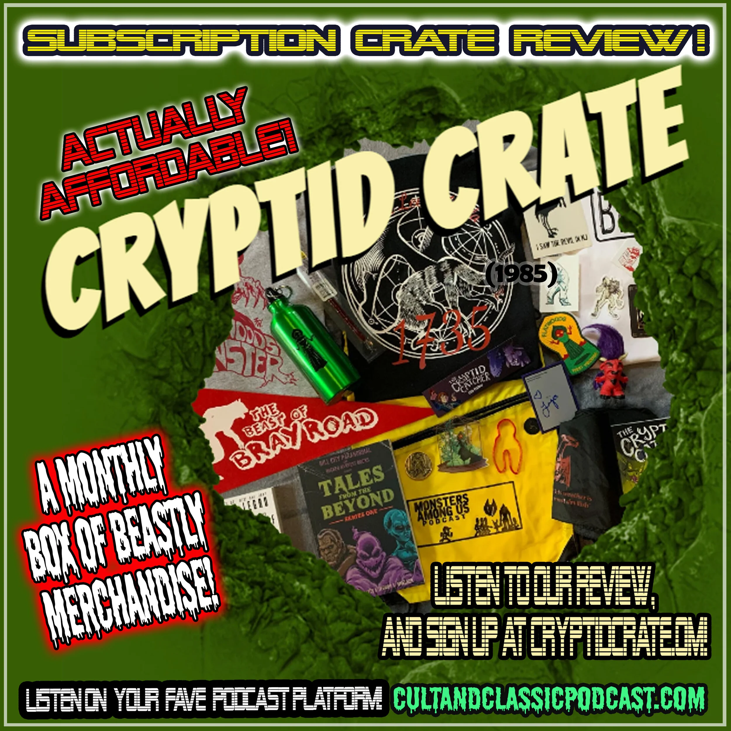 MINI-SODE: "CRYPTID CRATE" Subscription Box Review!