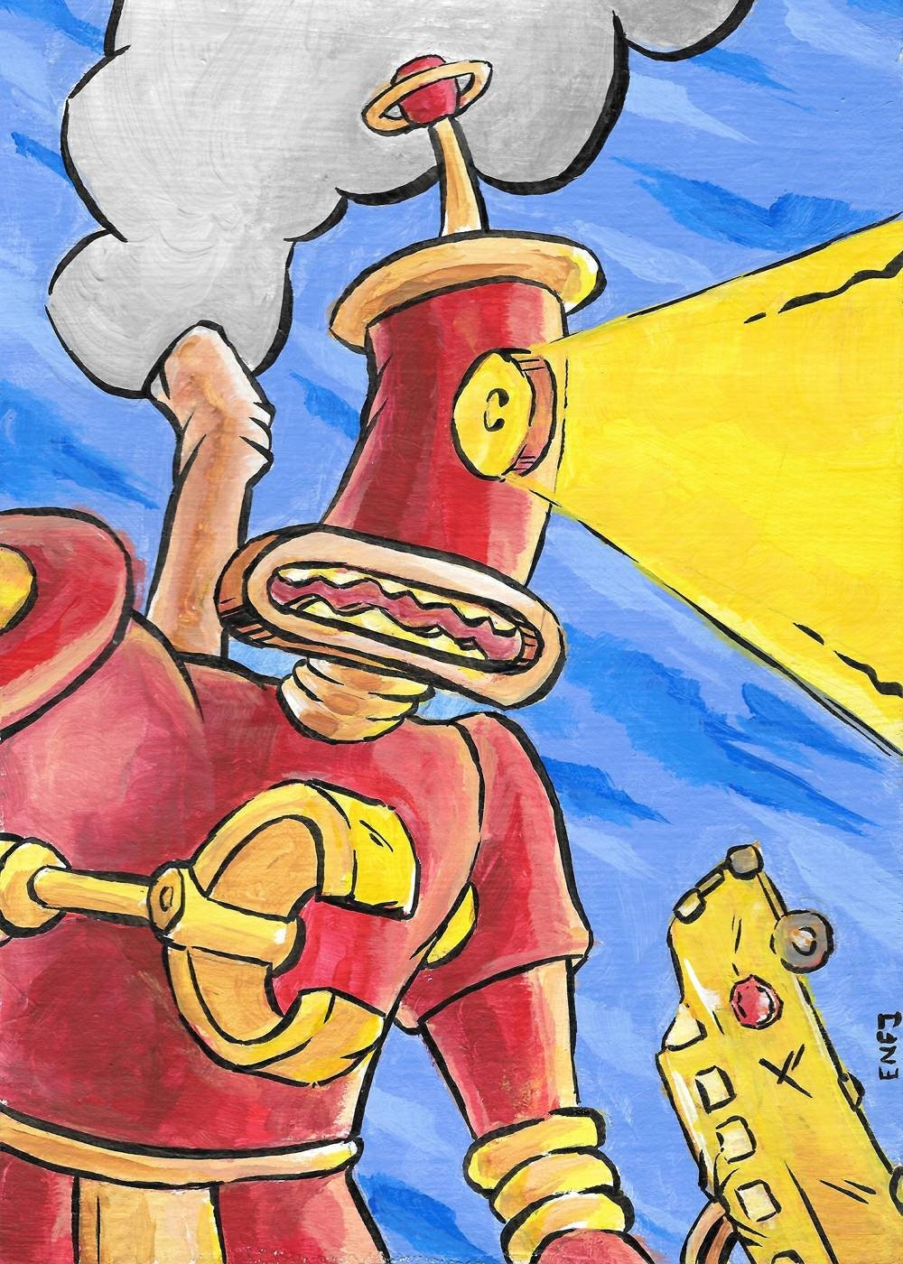 School's Out #Robot Attack!