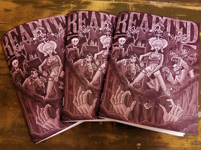 ReARTED Zine Vol. 1 Issue 6: The Horror Issue (64 Pages!)