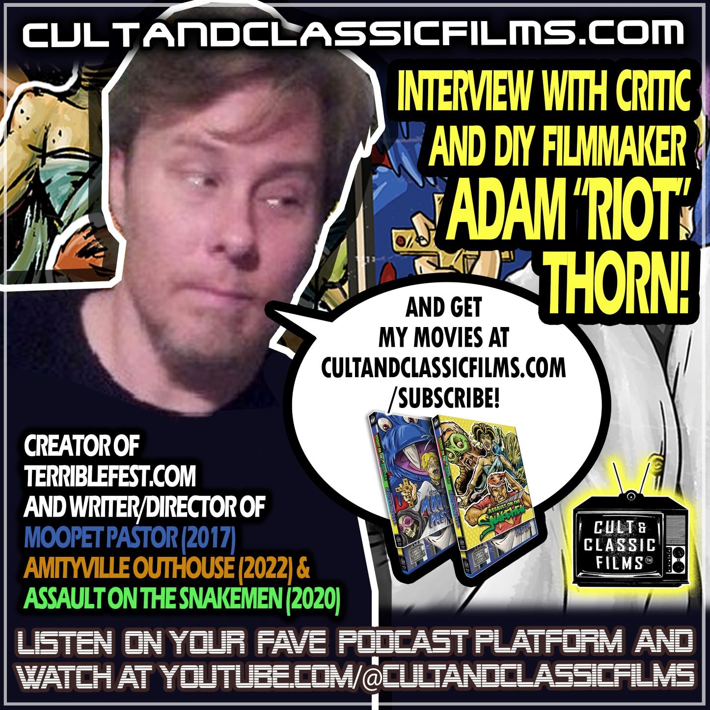AN INTERVIEW WITH FILMMAKER ADAM THORN - MAKER OF OUR FIRST FILM RELEASE!