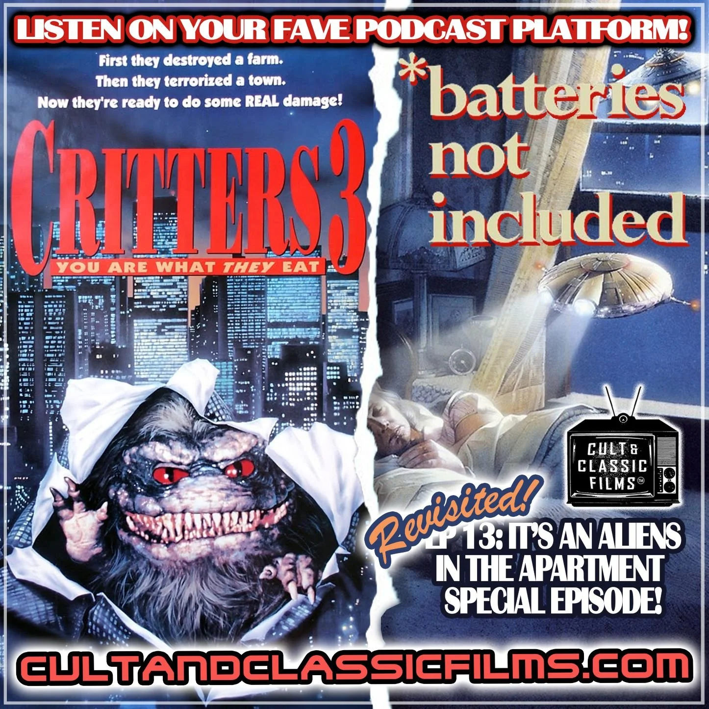 EP 173: Revisiting "CRITTERS 3" (1991) vs. "*BATTERIES NOT INCLUDED" (1987)