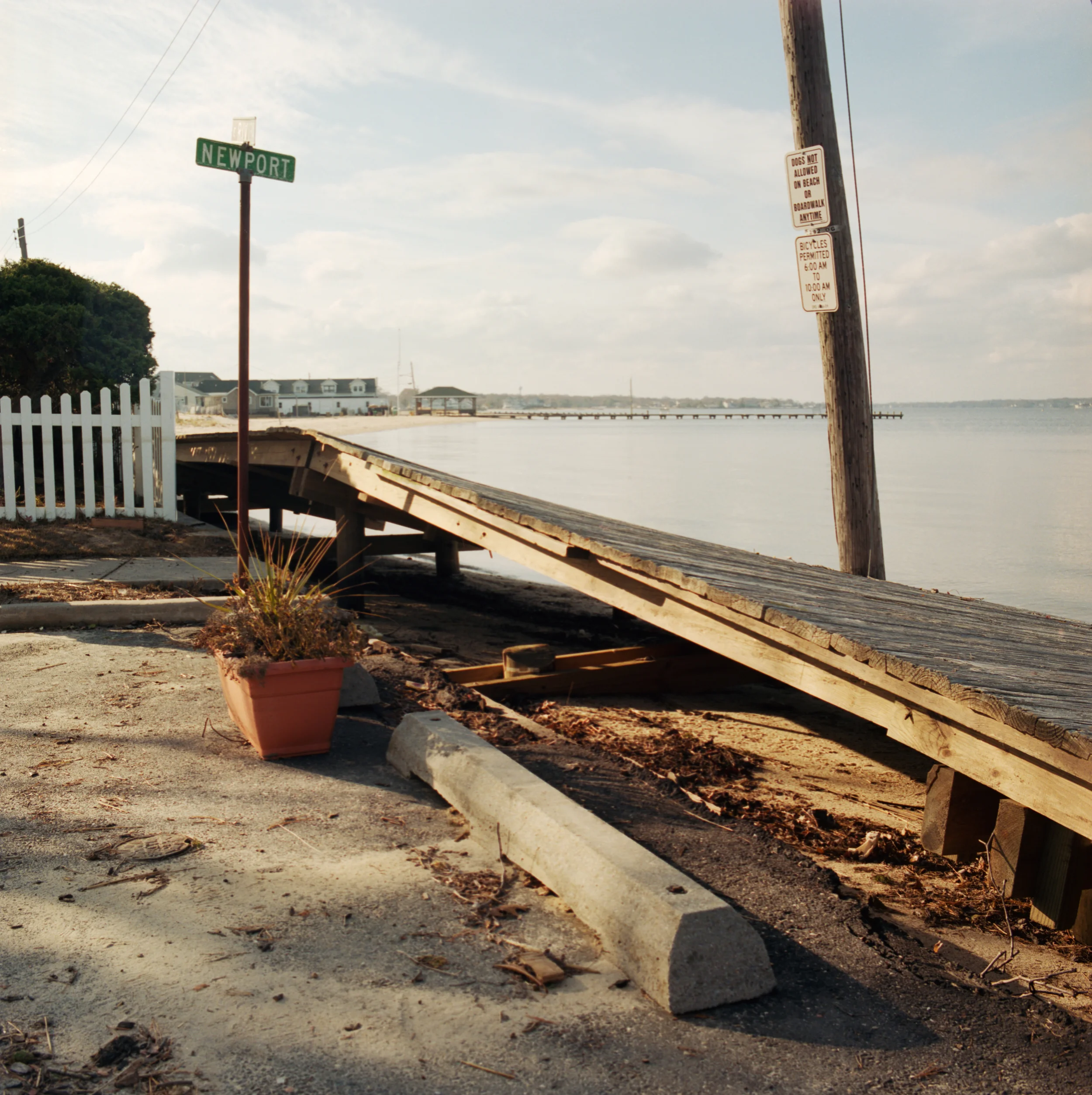 Boardwalk askew