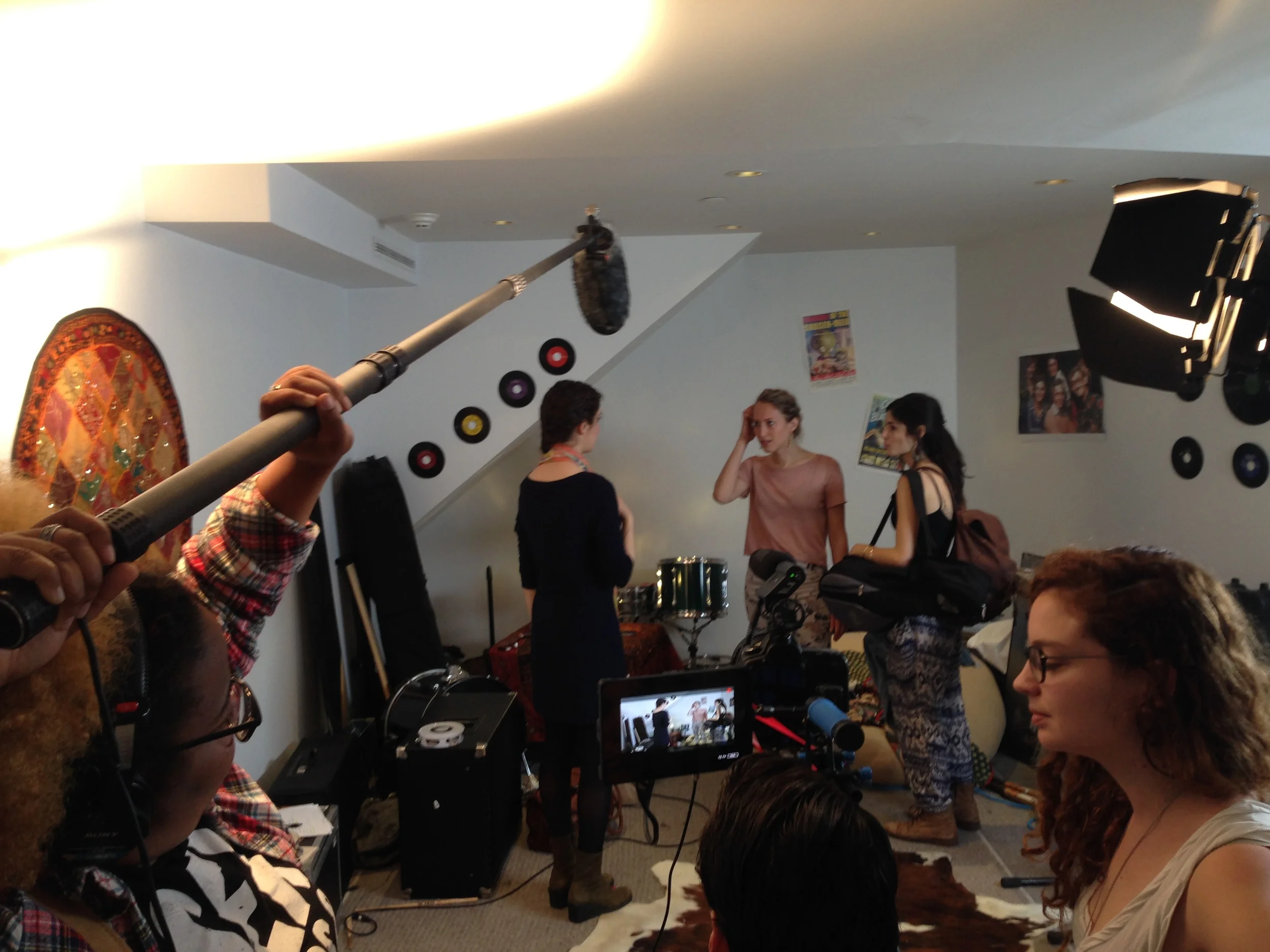 Just another lovely day on set 