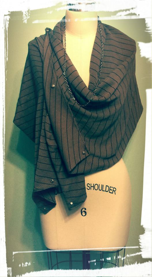 Draped shawl by Nina Winter Design (2013)