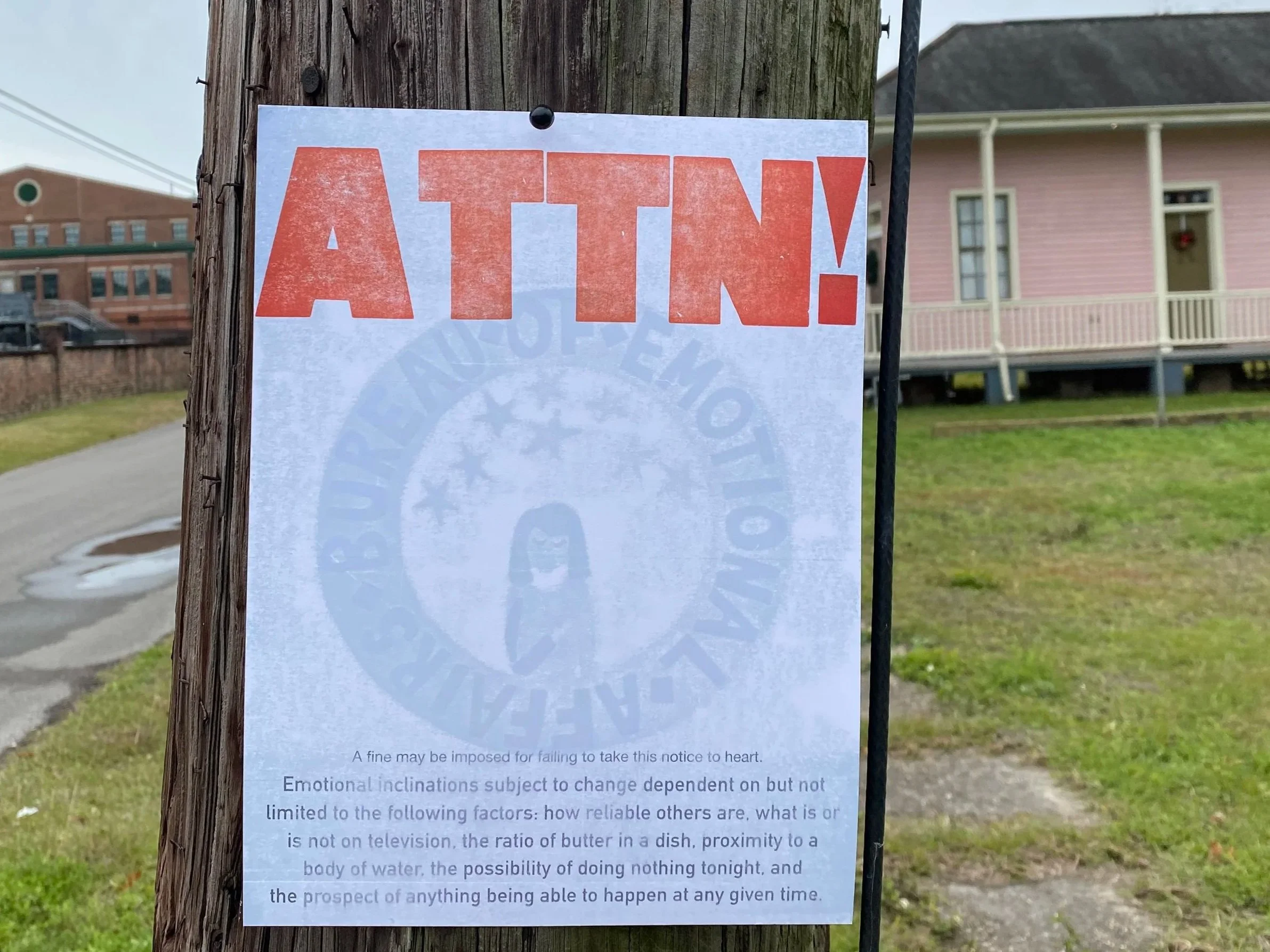 Bureau of Emotional Affairs