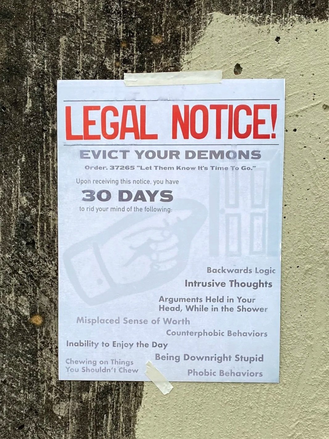 Evict Your Demons