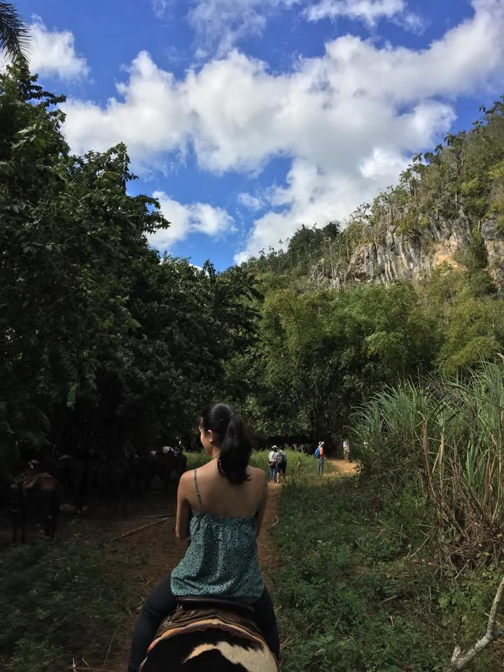 Cuba — Ingrid on Horseback.jpg