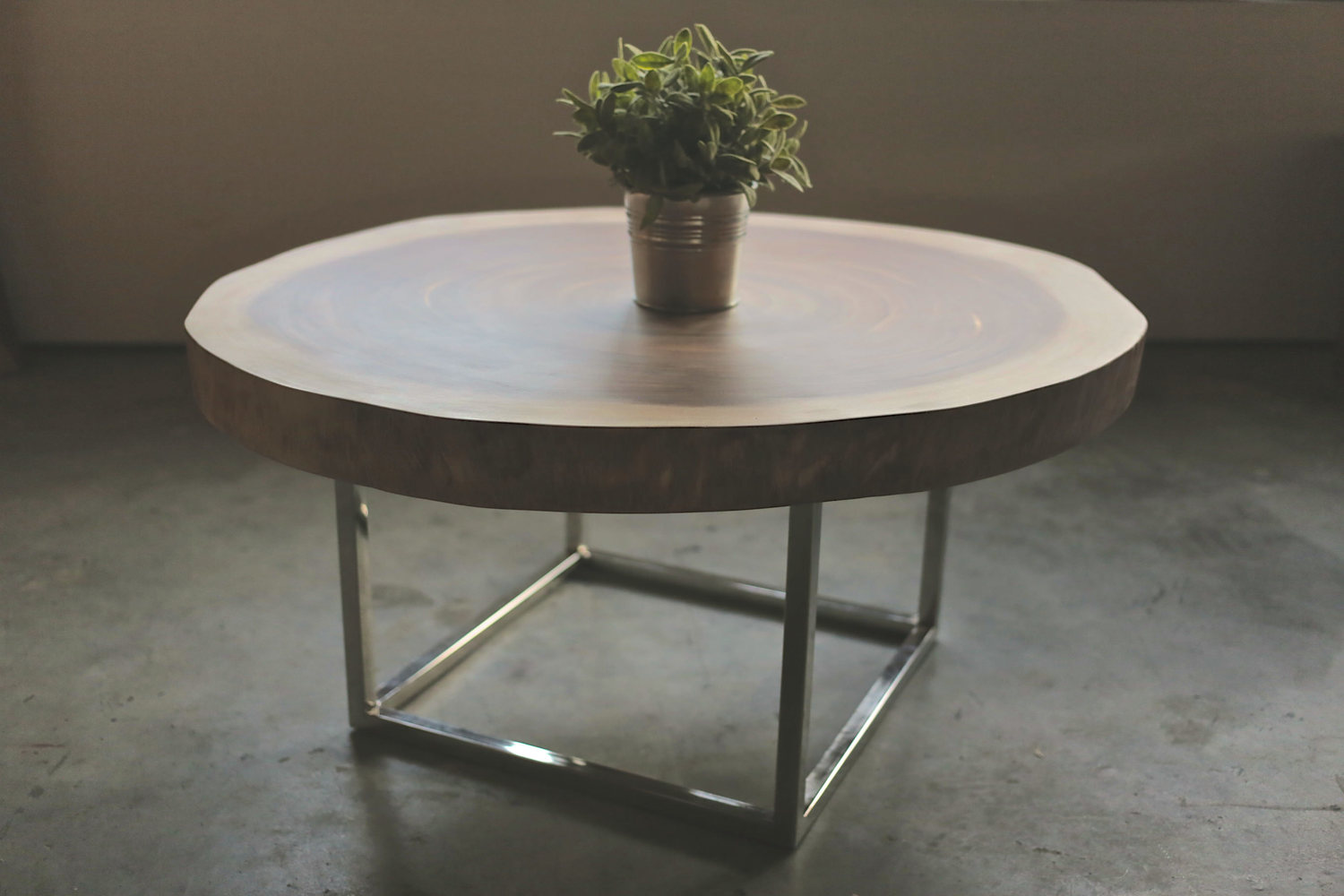 Suar Wood Tree Stump Table x Herman Furniture Singapore