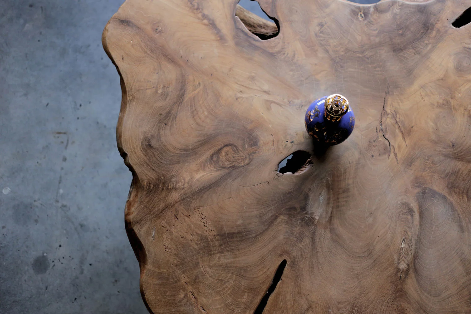 Teak Natural Tree Stump x Herman Furniture Singapore