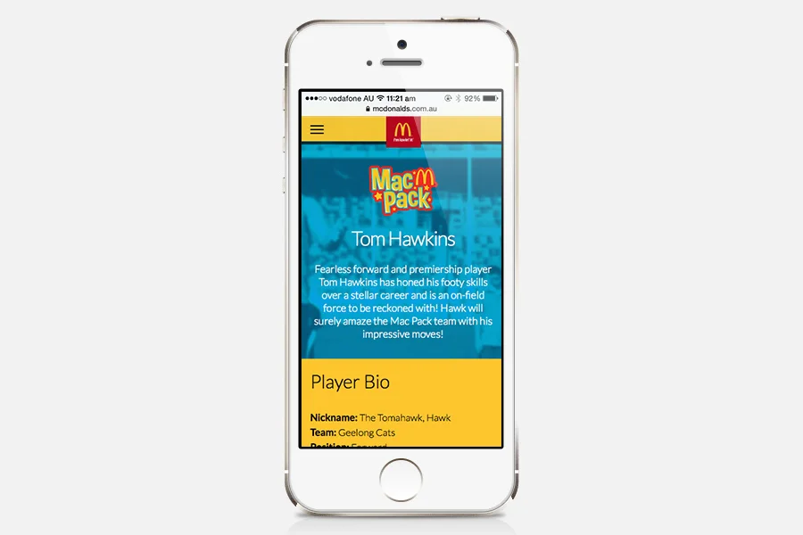 Mobile Ambassador Page - Tom