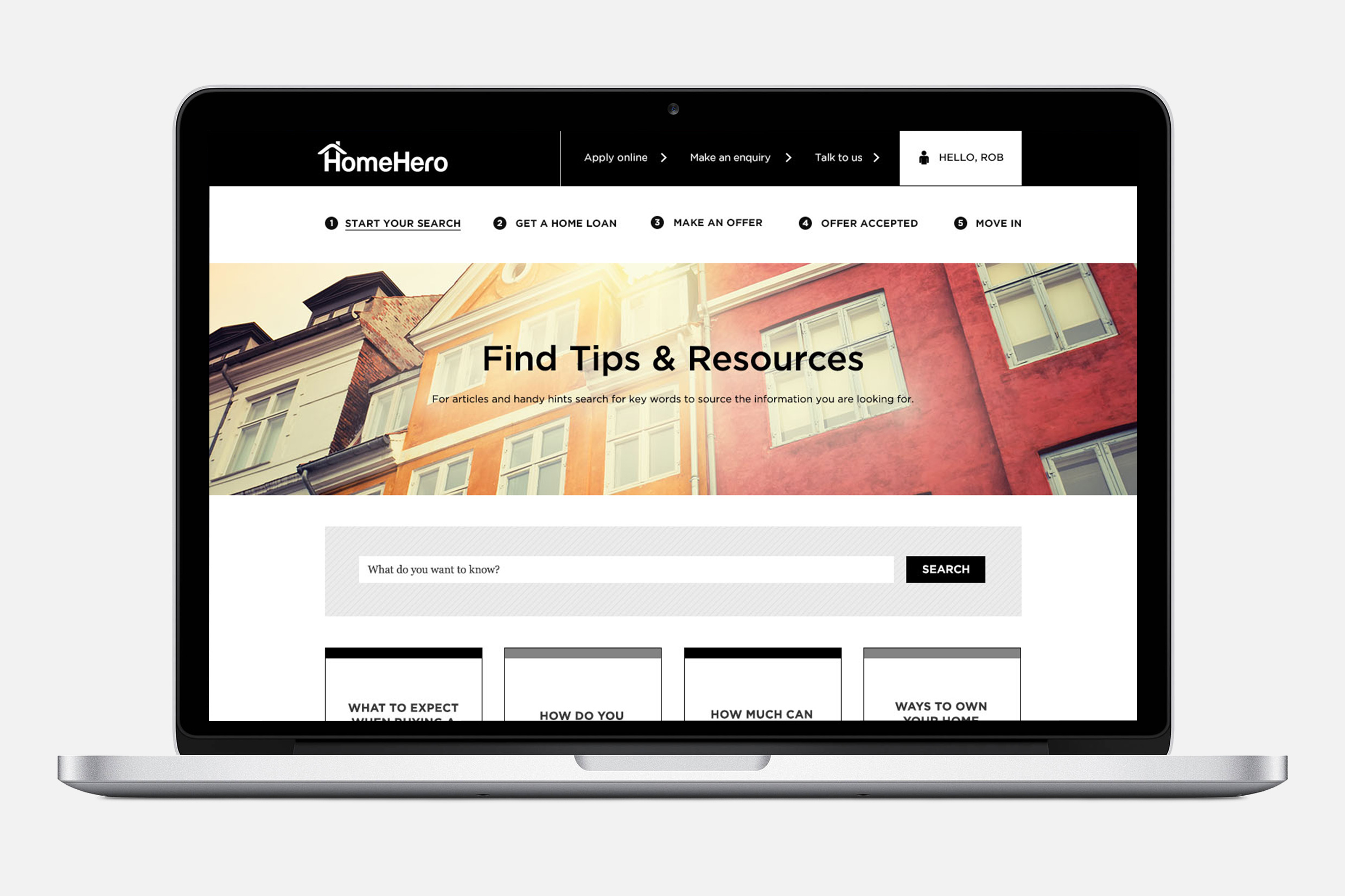 Tips & Resources page