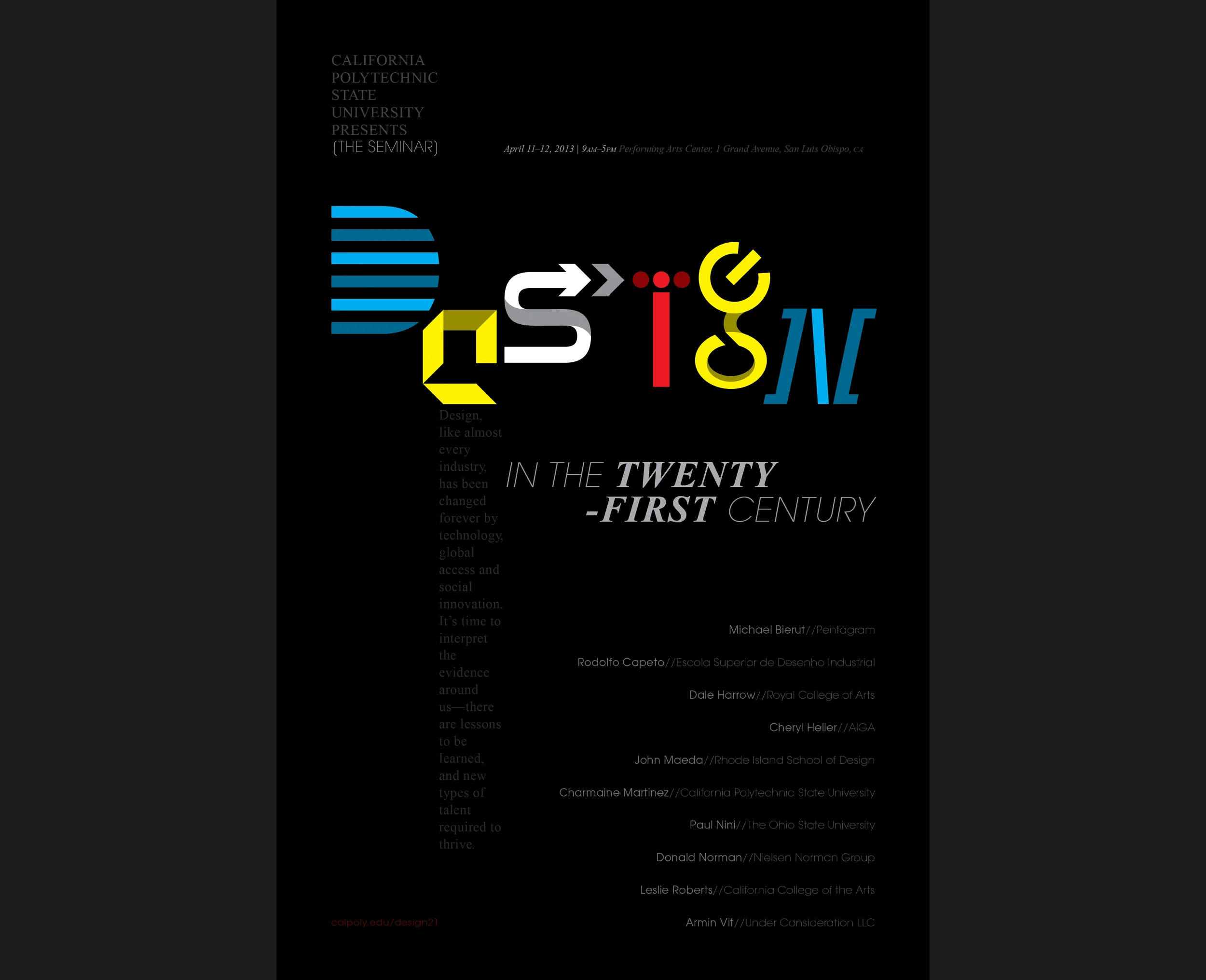 Design in the 21st Century Poster