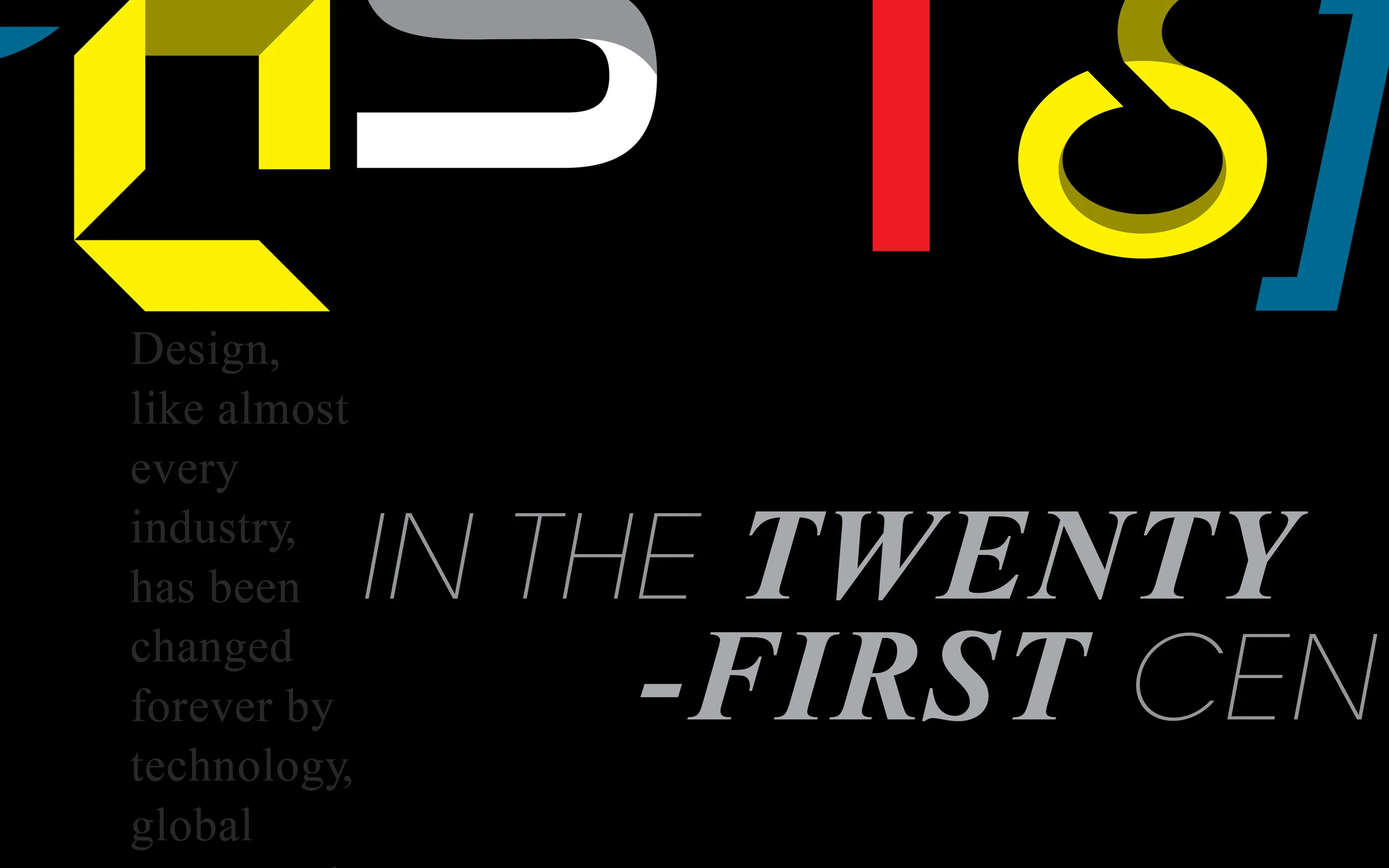 Design in the 21st Century Poster Detail