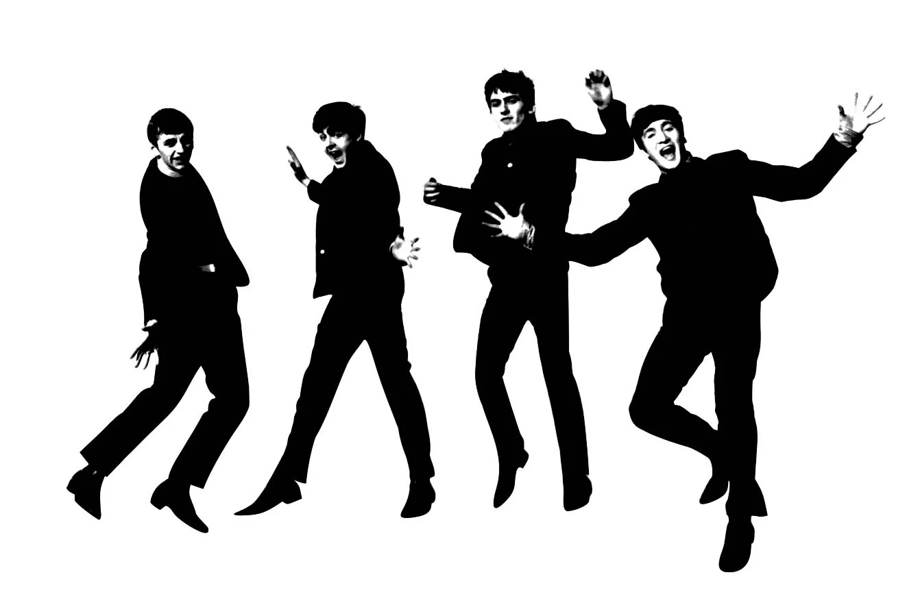 Beatles Jumping Silhouette