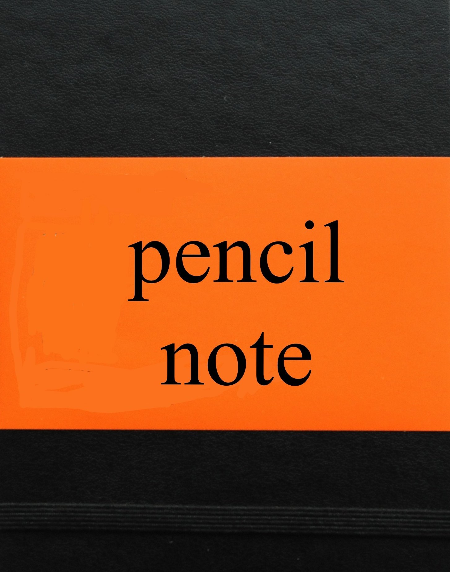 pencil note