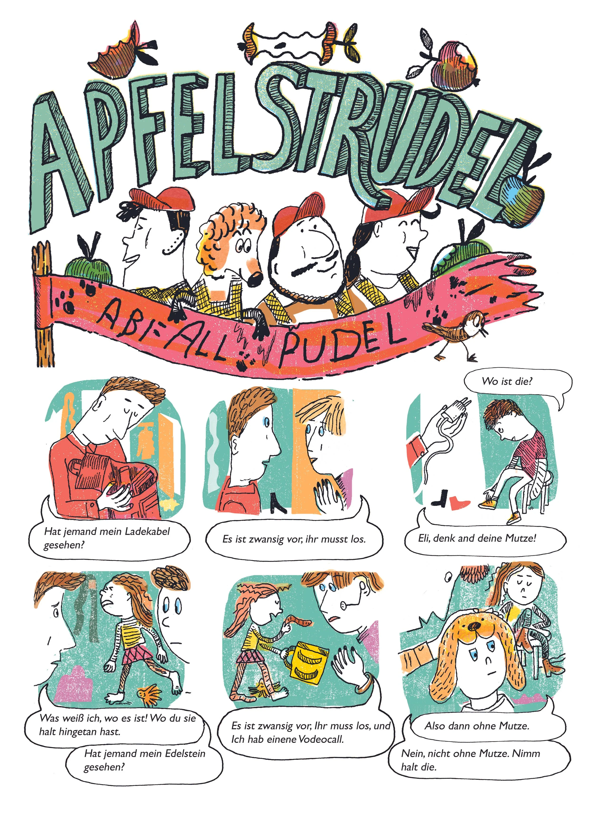  POLLE kindercomic magazine. Apfelstrüdel Abfallpudel by Ferdinand Lutz 2005 
