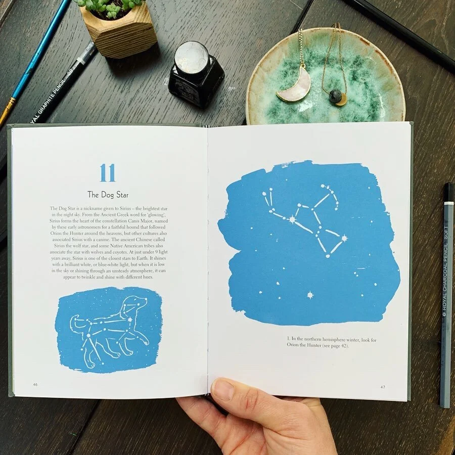 50 Things see in the Sky 'The Dog Star' Illustration