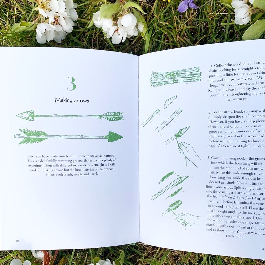 Maria Nilsson Illustration Bushcraft Making Arrows Book 50 Things to do in the Wild.JPG