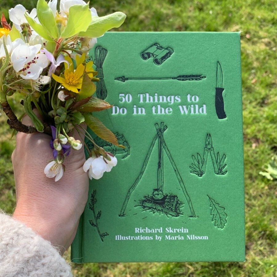 Maria Nilsson Illustration Cover Book 50 Things to do in the Wild with Wildflowers.JPG