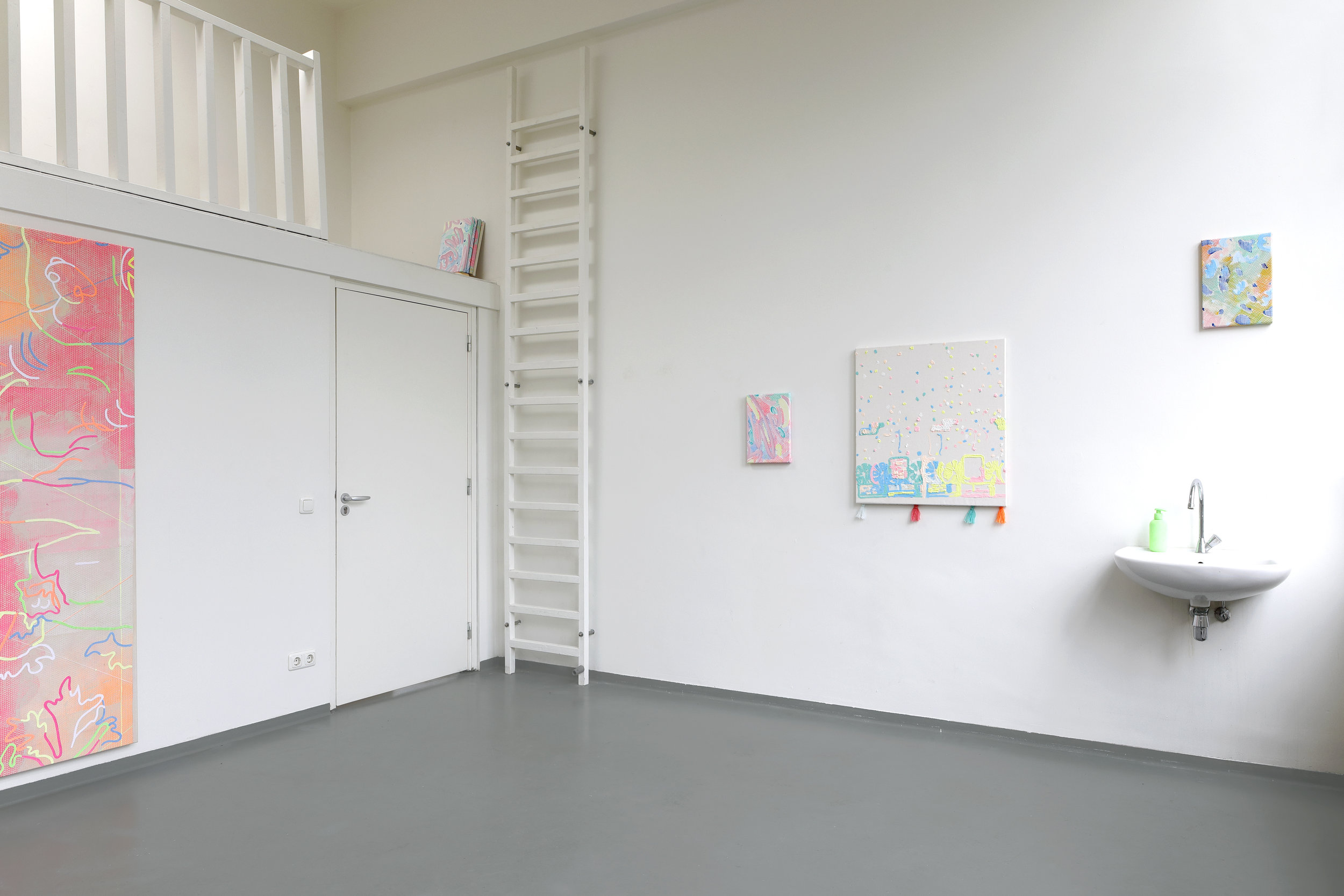 Exhibition view, various measurements, Van Eyck Open Studio's 2019