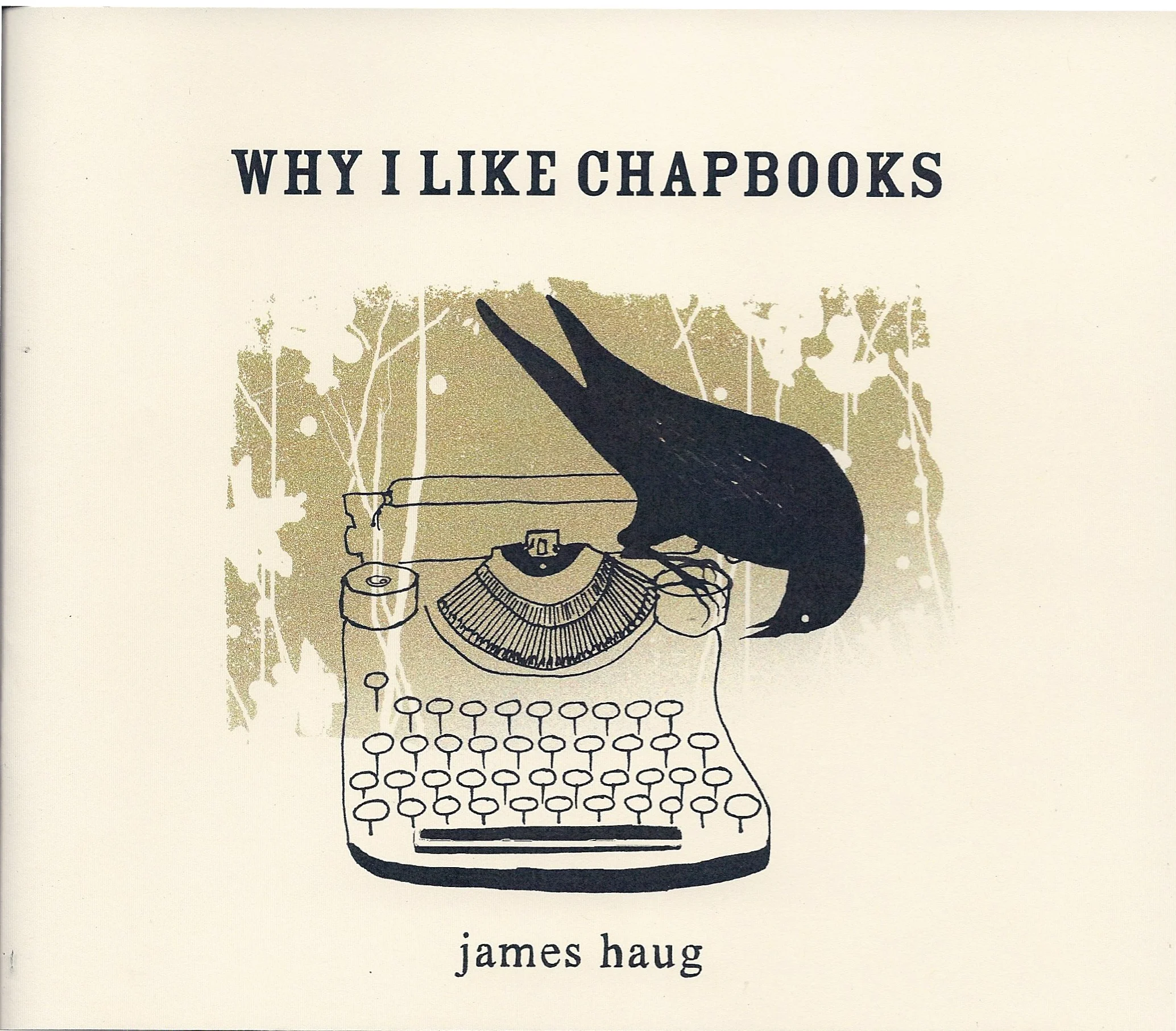 Why I Like Chapbooks - James Haug
