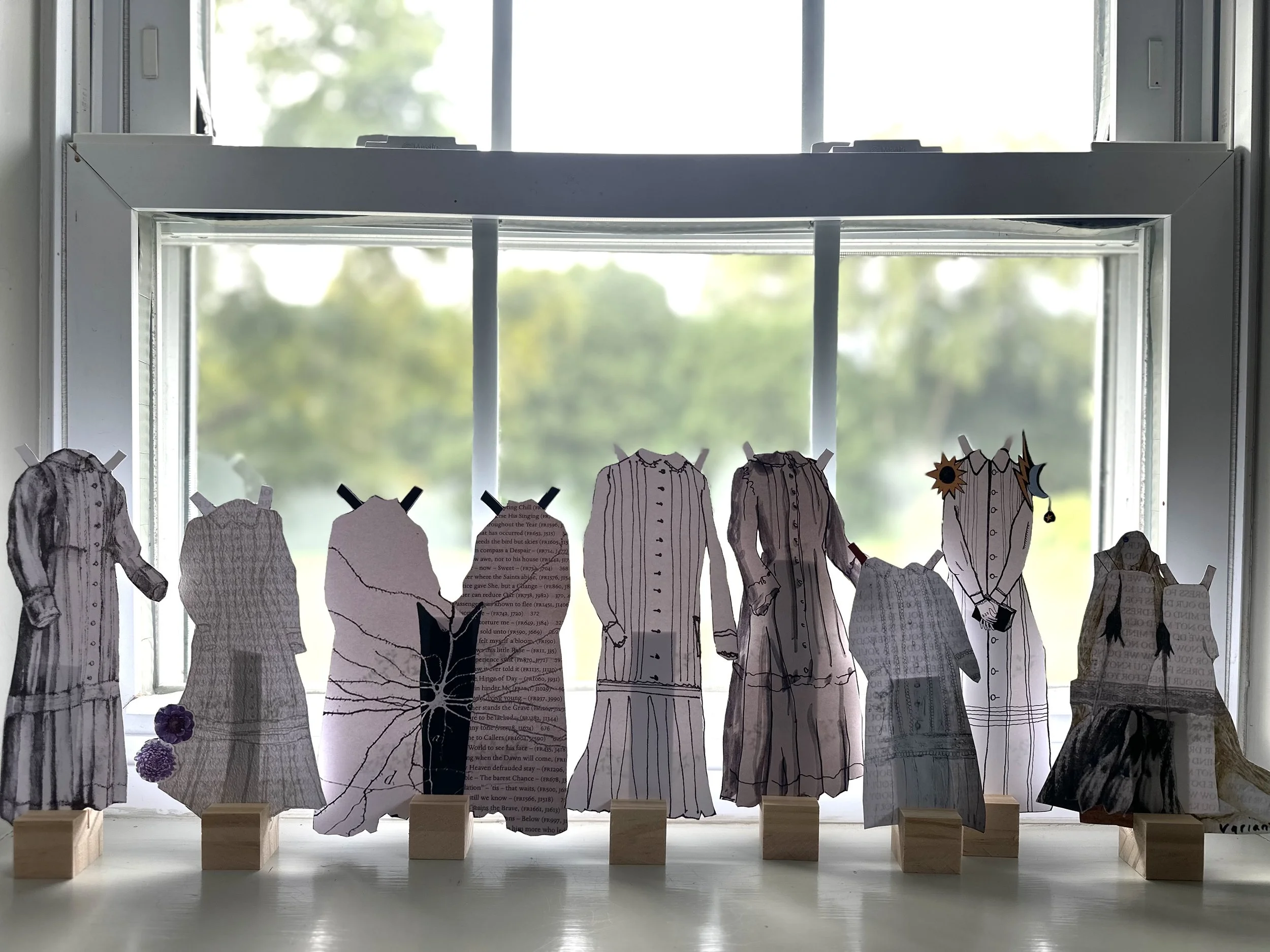 Emily Dickinson's Dress - Paper Dolls  Factory Hollow Press