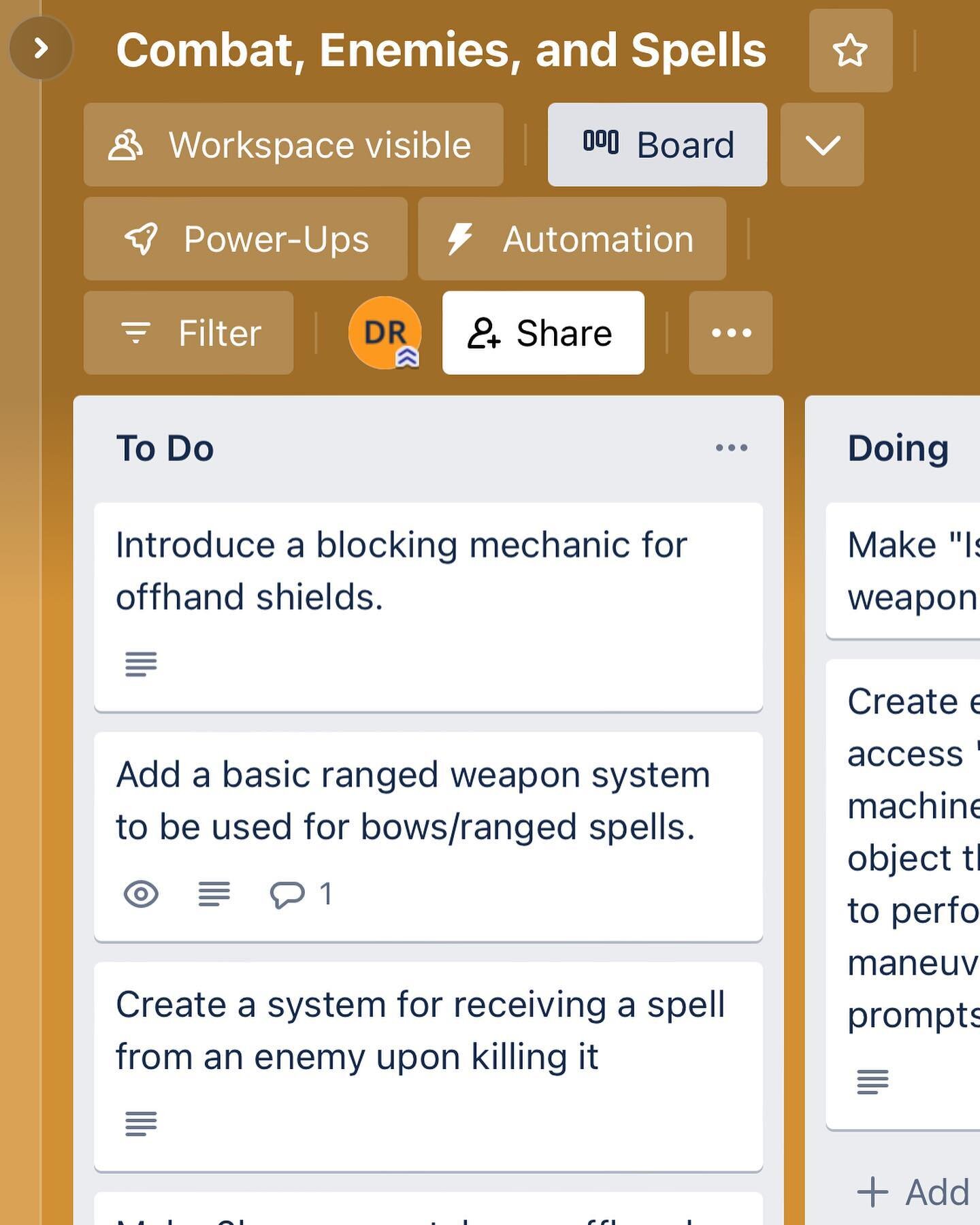what i&rsquo;m realizing is possibly the most important aspect of game design. planning&hellip; 

my trello boards are endless and always give me something to do. this is incredibly important.

thanks to chatgpt for helping me sort out my s-curve for