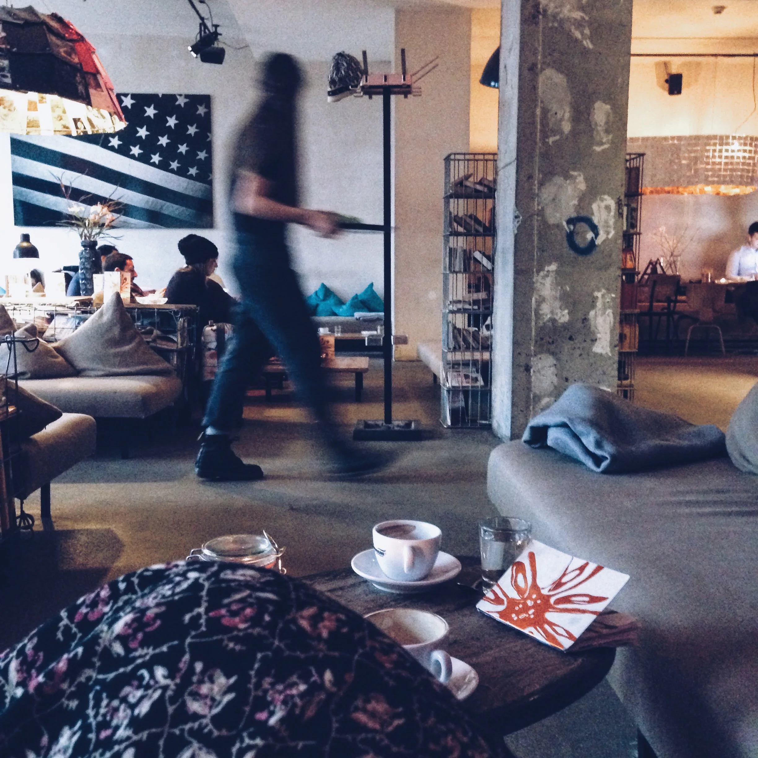 Hotel Michelberger is perfect for a relaxing afternoon coffee or evening drinks