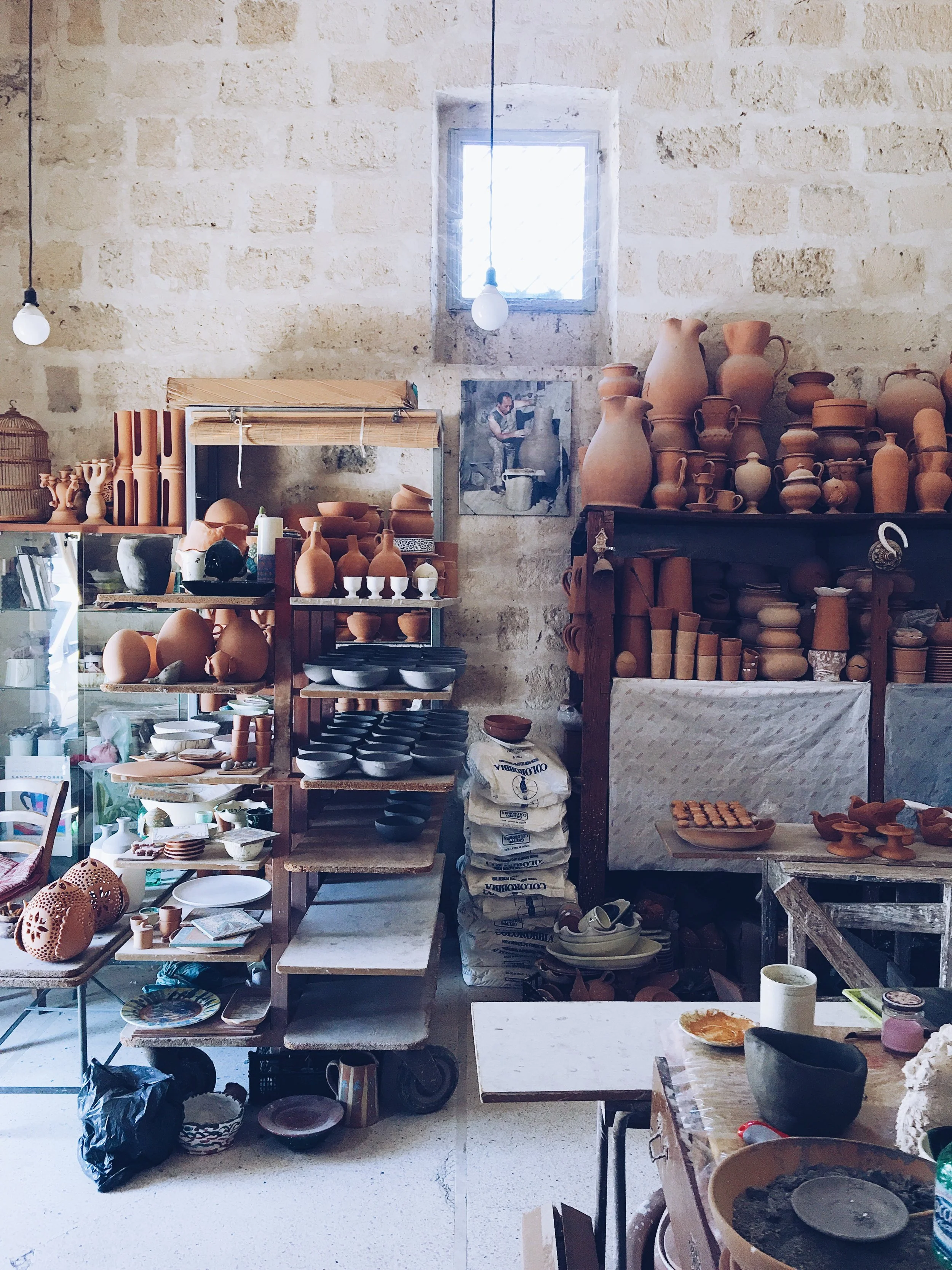 Ceramic studio in Grottaglie