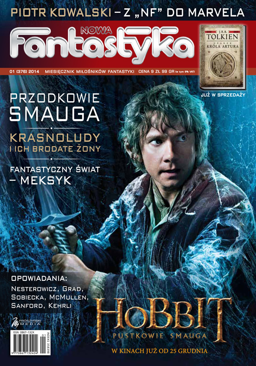 The Jan. 2014 issue of Nowa Fantastyka, which features my story "Monday's Monk."
