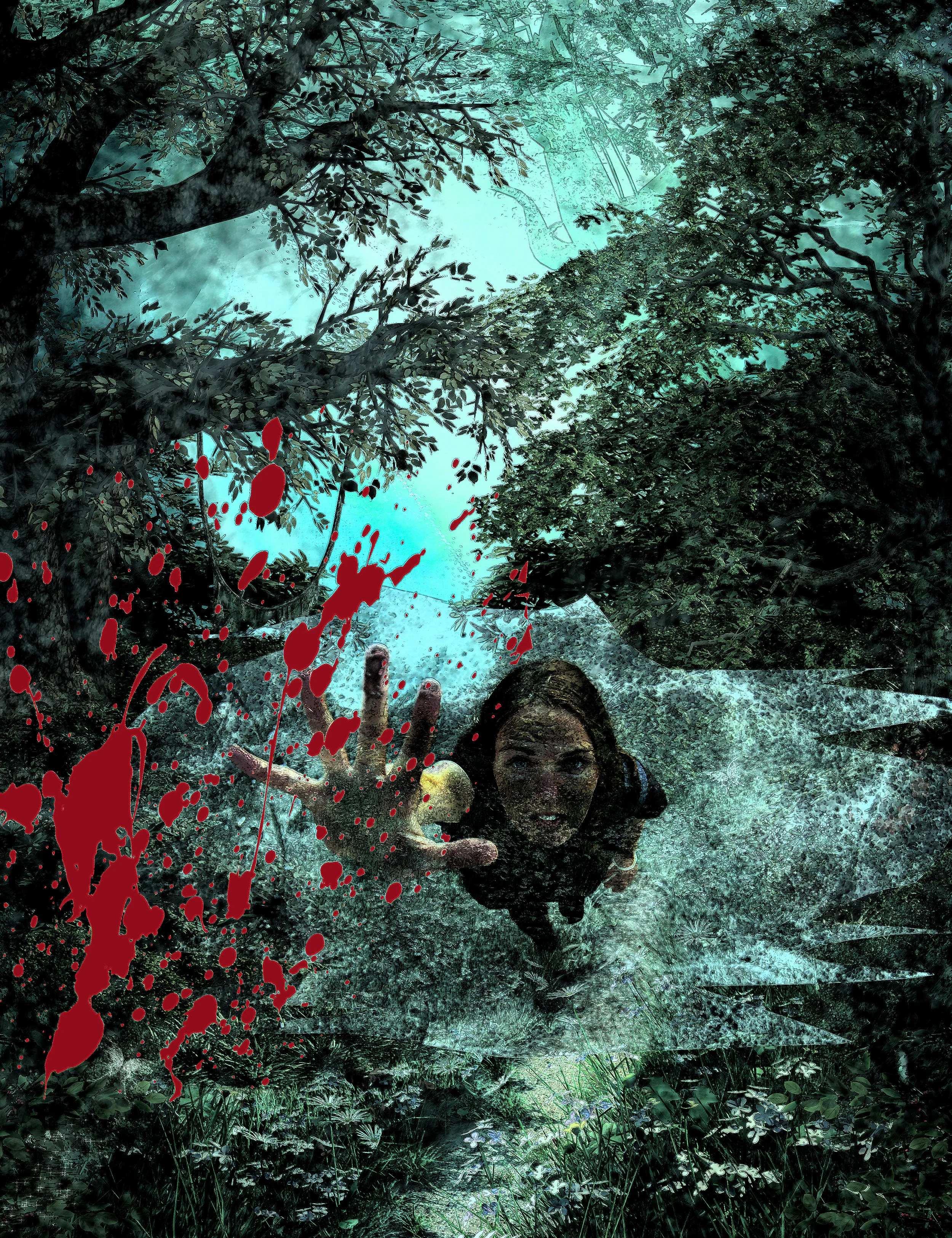 Art I created for a special limited edition of "Blood Grains Speak Through Memories."