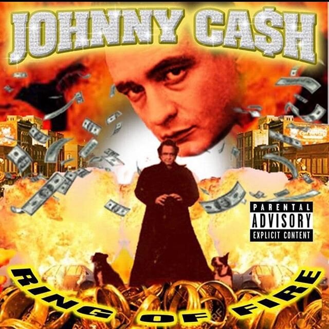 #JohhnyCash #whitefksgetcrunk #mixtapecover