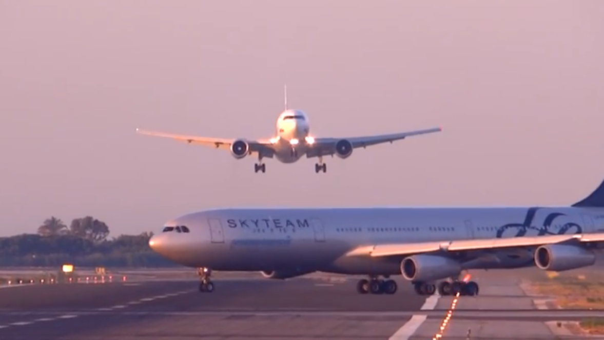 This was a close call. (image credit: YouTube video from Miguel Angel)